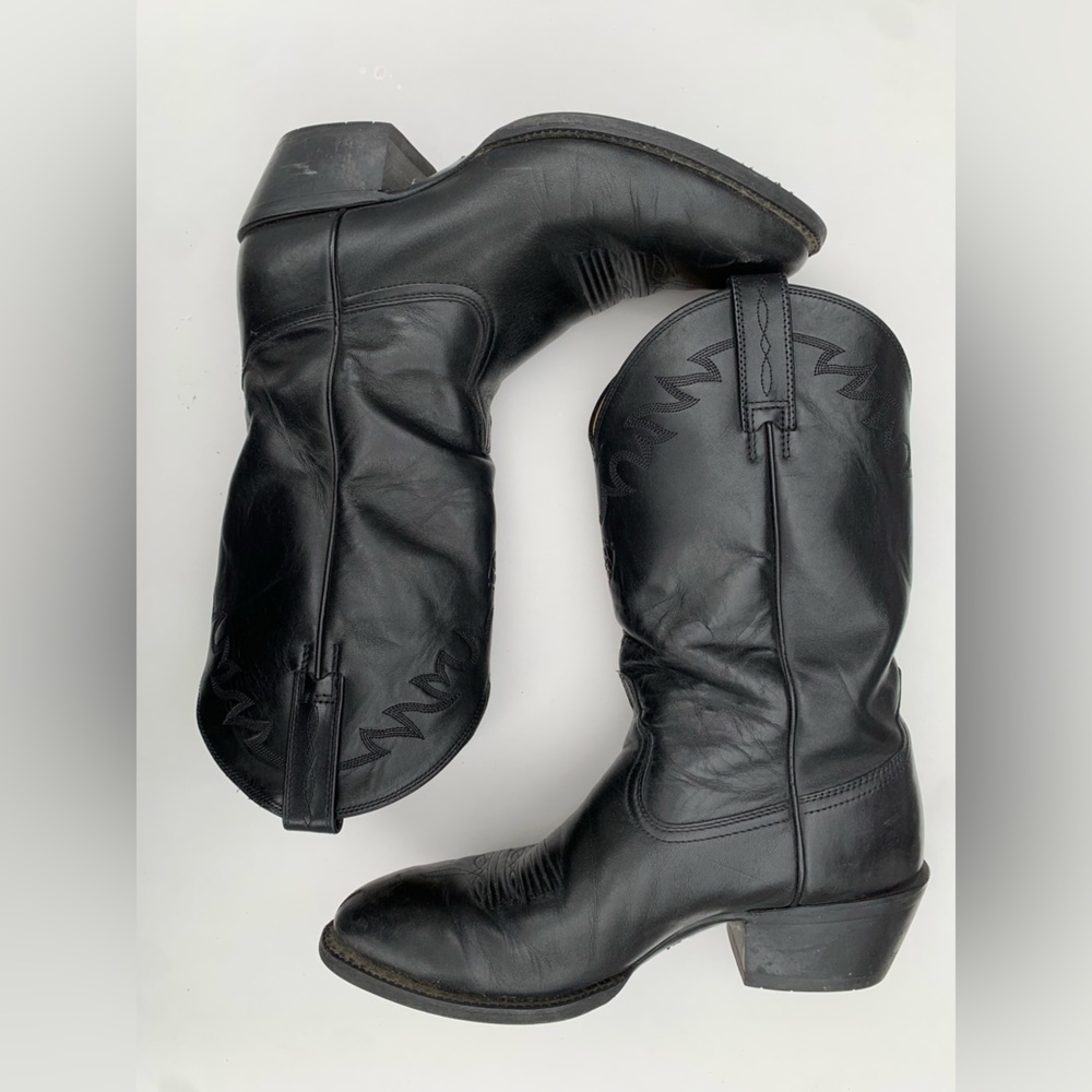 Ariat Mens Sedona Arena Cowboy Boots Black Size 10 10EE‎ Wide Toe